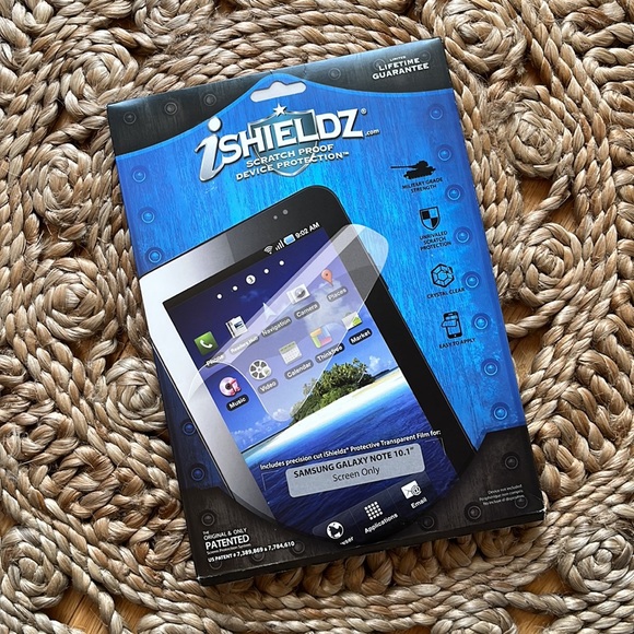 iShieldz Protective Transparent Film for SAMSUNG GALAXY NOTE 10.1" (SCREEN ONLY) - Picture 2 of 3